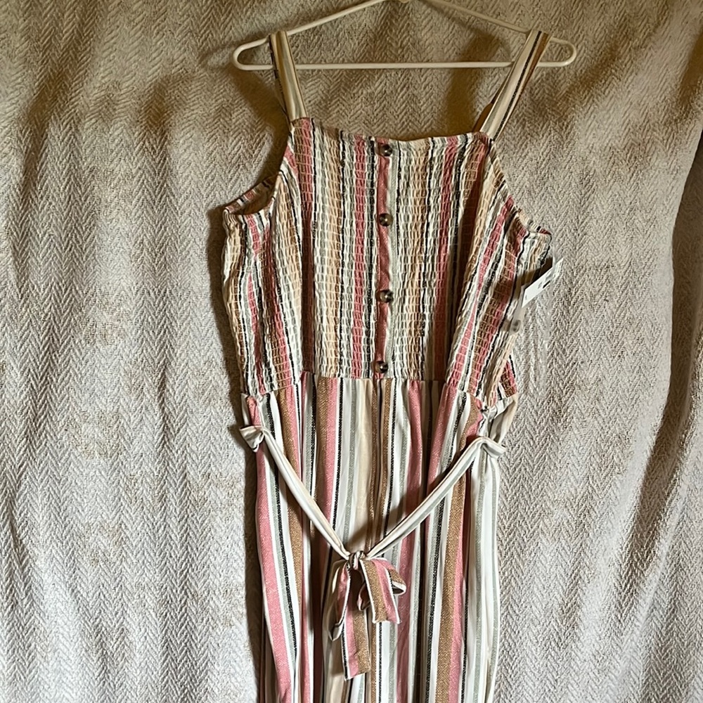 Striped Romper. NWT